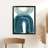 Shop Apologue Art Print-Abstract, Blue, PC, Portrait, Rectangle, View All-framed painted poster wall decor artwork