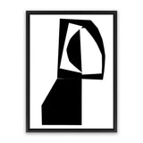 Shop Slashed II Canvas Art Print-Abstract, Black, PC, Portrait, Rectangle, View All-framed wall decor artwork