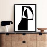 Shop Slashed II Art Print-Abstract, Black, PC, Portrait, Rectangle, View All-framed painted poster wall decor artwork