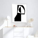 Shop Slashed II Art Print-Abstract, Black, PC, Portrait, Rectangle, View All-framed painted poster wall decor artwork
