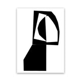 Shop Slashed II Canvas Art Print-Abstract, Black, PC, Portrait, Rectangle, View All-framed wall decor artwork