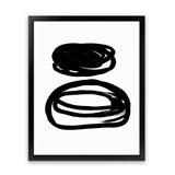 Shop Potato Swirls Art Print-Abstract, Black, PC, Portrait, Rectangle, View All, White-framed painted poster wall decor artwork