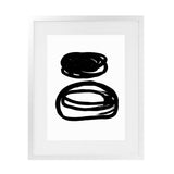 Shop Potato Swirls Art Print-Abstract, Black, PC, Portrait, Rectangle, View All, White-framed painted poster wall decor artwork