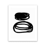 Shop Potato Swirls Art Print-Abstract, Black, PC, Portrait, Rectangle, View All, White-framed painted poster wall decor artwork