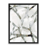 Shop Interconnect I Canvas Art Print-Abstract, Neutrals, PC, Portrait, Rectangle, View All-framed wall decor artwork