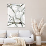 Shop Interconnect I Canvas Art Print-Abstract, Neutrals, PC, Portrait, Rectangle, View All-framed wall decor artwork