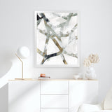 Shop Interconnect II Art Print-Abstract, Neutrals, PC, Portrait, Rectangle, View All-framed painted poster wall decor artwork