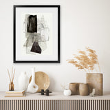 Shop Blotting Ink I Art Print-Abstract, Black, Grey, PC, Portrait, Rectangle, View All-framed painted poster wall decor artwork