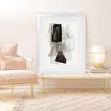 Shop Blotting Ink I Art Print-Abstract, Black, Grey, PC, Portrait, Rectangle, View All-framed painted poster wall decor artwork