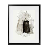 Shop Blotting Ink II Art Print-Abstract, Black, Grey, PC, Portrait, Rectangle, View All-framed painted poster wall decor artwork