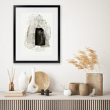 Shop Blotting Ink II Art Print-Abstract, Black, Grey, PC, Portrait, Rectangle, View All-framed painted poster wall decor artwork