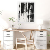 Shop Piano Rhythm I Art Print-Abstract, Black, PC, Portrait, Rectangle, View All-framed painted poster wall decor artwork