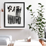 Shop Piano Rhythm II Art Print-Abstract, Black, PC, Portrait, Rectangle, View All-framed painted poster wall decor artwork