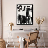 Shop Piano Rhythm II Art Print-Abstract, Black, PC, Portrait, Rectangle, View All-framed painted poster wall decor artwork