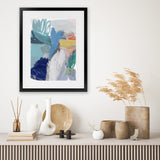 Shop Beguiled I Art Print-Abstract, Blue, PC, Portrait, Rectangle, View All-framed painted poster wall decor artwork