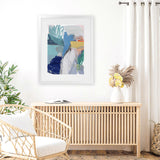 Shop Beguiled I Art Print-Abstract, Blue, PC, Portrait, Rectangle, View All-framed painted poster wall decor artwork