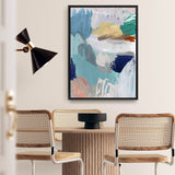 Shop Beguiled II Canvas Art Print-Abstract, Blue, PC, Portrait, Rectangle, View All-framed wall decor artwork