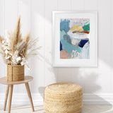 Shop Beguiled II Art Print-Abstract, Blue, PC, Portrait, Rectangle, View All-framed painted poster wall decor artwork