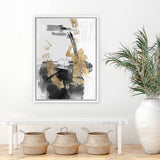 Shop Golden Dream Canvas Art Print-Abstract, Black, PC, Portrait, Rectangle, View All-framed wall decor artwork