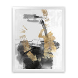 Shop Golden Dream Art Print-Abstract, Black, PC, Portrait, Rectangle, View All-framed painted poster wall decor artwork