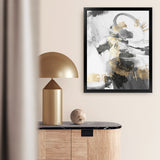 Shop Golden Field Art Print-Abstract, Black, PC, Portrait, Rectangle, View All-framed painted poster wall decor artwork