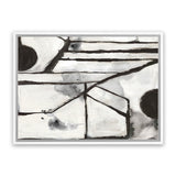 Shop Ancient Pathways I Canvas Art Print-Abstract, Black, Horizontal, PC, Rectangle, View All-framed wall decor artwork