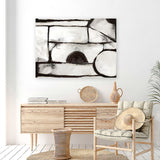 Shop Ancient Pathways II Canvas Art Print-Abstract, Black, Horizontal, PC, Rectangle, View All-framed wall decor artwork