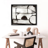 Shop Ancient Pathways II Art Print-Abstract, Black, Horizontal, PC, Rectangle, View All-framed painted poster wall decor artwork