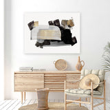 Shop Wingold Canvas Art Print-Abstract, Black, Horizontal, PC, Rectangle, View All-framed wall decor artwork