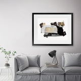 Shop Wingold Art Print-Abstract, Black, Horizontal, PC, Rectangle, View All-framed painted poster wall decor artwork