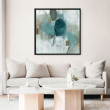 Shop Internal Reflection (Square) Canvas Art Print-Abstract, Blue, PC, Square, View All-framed wall decor artwork