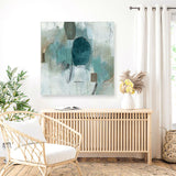 Shop Internal Reflection (Square) Canvas Art Print-Abstract, Blue, PC, Square, View All-framed wall decor artwork