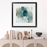 Shop Internal Reflection (Square) Art Print-Abstract, Blue, PC, Square, View All-framed painted poster wall decor artwork