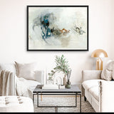 Shop Into The Wild Canvas Art Print-Abstract, Blue, Horizontal, Neutrals, PC, Rectangle, View All-framed wall decor artwork