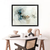 Shop Into The Wild Art Print-Abstract, Blue, Horizontal, Neutrals, PC, Rectangle, View All-framed painted poster wall decor artwork