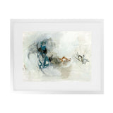 Shop Into The Wild Art Print-Abstract, Blue, Horizontal, Neutrals, PC, Rectangle, View All-framed painted poster wall decor artwork