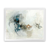 Shop Into The Wild Art Print-Abstract, Blue, Horizontal, Neutrals, PC, Rectangle, View All-framed painted poster wall decor artwork