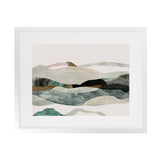 Shop Winter In The Mountains Art Print-Abstract, Green, Horizontal, Neutrals, PC, Rectangle, View All-framed painted poster wall decor artwork