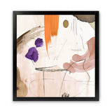Shop Velvet At Dusk I (Square) Art Print-Abstract, Neutrals, Orange, PC, Square, View All-framed painted poster wall decor artwork