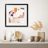 Shop Velvet At Dusk I (Square) Art Print-Abstract, Neutrals, Orange, PC, Square, View All-framed painted poster wall decor artwork