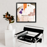 Shop Velvet At Dusk I (Square) Art Print-Abstract, Neutrals, Orange, PC, Square, View All-framed painted poster wall decor artwork