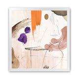 Shop Velvet At Dusk I (Square) Art Print-Abstract, Neutrals, Orange, PC, Square, View All-framed painted poster wall decor artwork