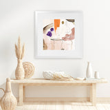 Shop Velvet At Dusk I (Square) Art Print-Abstract, Neutrals, Orange, PC, Square, View All-framed painted poster wall decor artwork