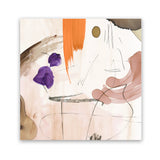 Shop Velvet At Dusk I (Square) Art Print-Abstract, Neutrals, Orange, PC, Square, View All-framed painted poster wall decor artwork