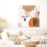 Shop Velvet At Dusk II (Square) Canvas Art Print-Abstract, Brown, Neutrals, PC, Square, View All-framed wall decor artwork