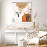 Shop Velvet At Dusk II (Square) Canvas Art Print-Abstract, Brown, Neutrals, PC, Square, View All-framed wall decor artwork