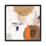 Shop Velvet At Dusk II (Square) Canvas Art Print-Abstract, Brown, Neutrals, PC, Square, View All-framed wall decor artwork