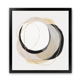 Shop Ring of Gold I (Square) Art Print-Abstract, Neutrals, PC, Square, View All-framed painted poster wall decor artwork
