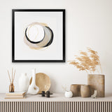 Shop Ring of Gold I (Square) Art Print-Abstract, Neutrals, PC, Square, View All-framed painted poster wall decor artwork