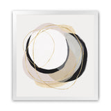 Shop Ring of Gold I (Square) Art Print-Abstract, Neutrals, PC, Square, View All-framed painted poster wall decor artwork